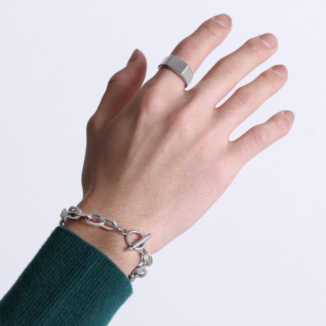 Cut cable chain bracelet(cbr0006s)