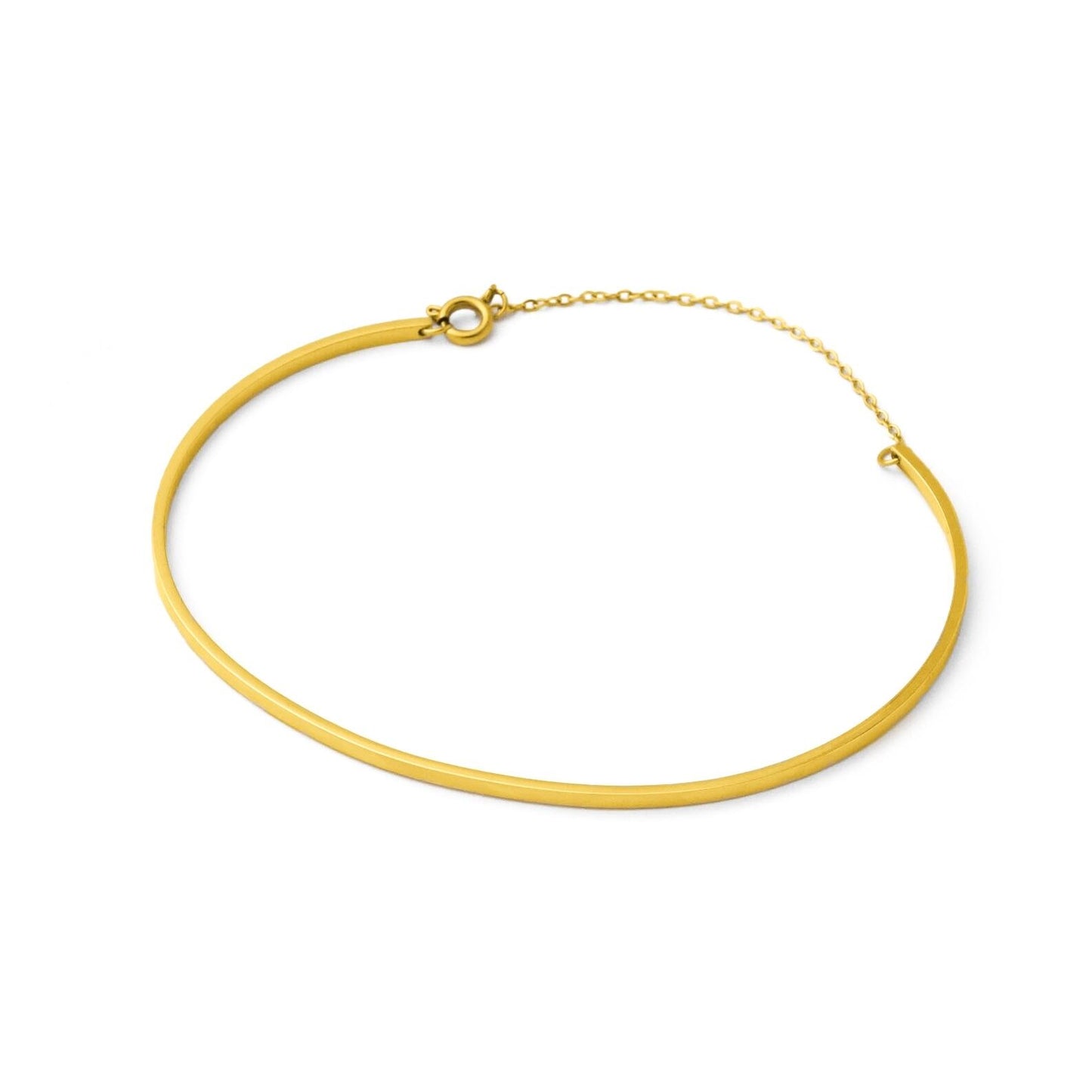 Plate chain anklet(ran0008g)