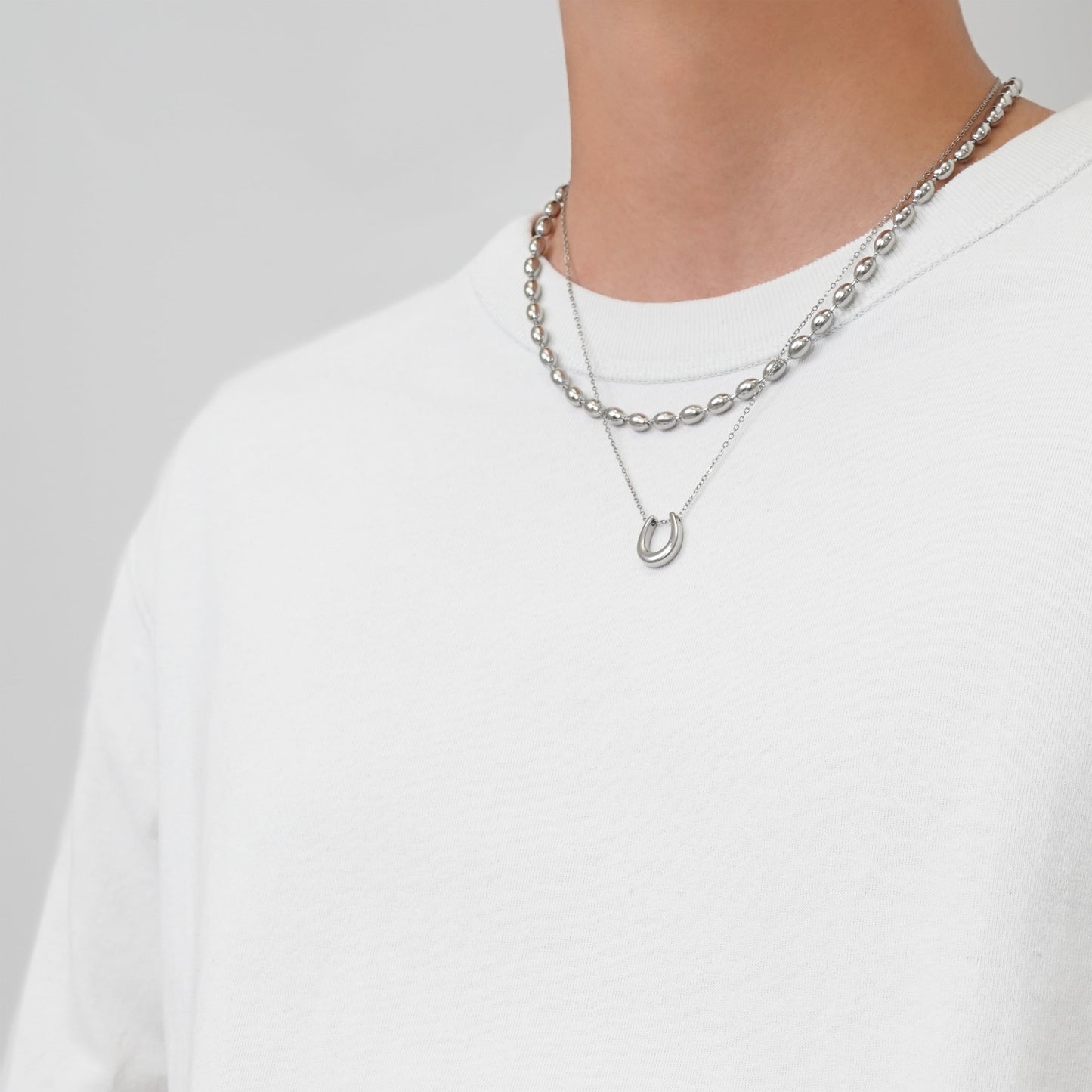 Ball chain necklace(cne0073s)