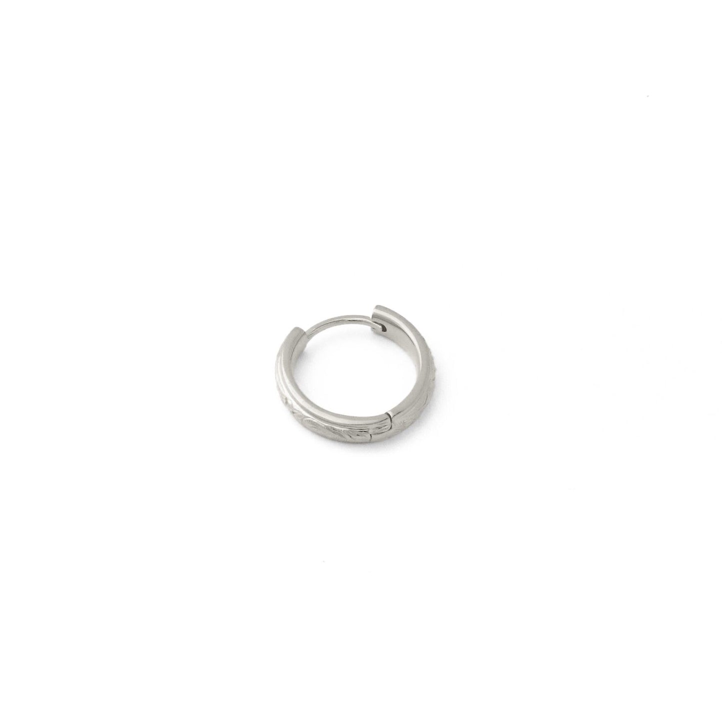 Hawaiian plumeria hoop pierce(Hpi0004s)