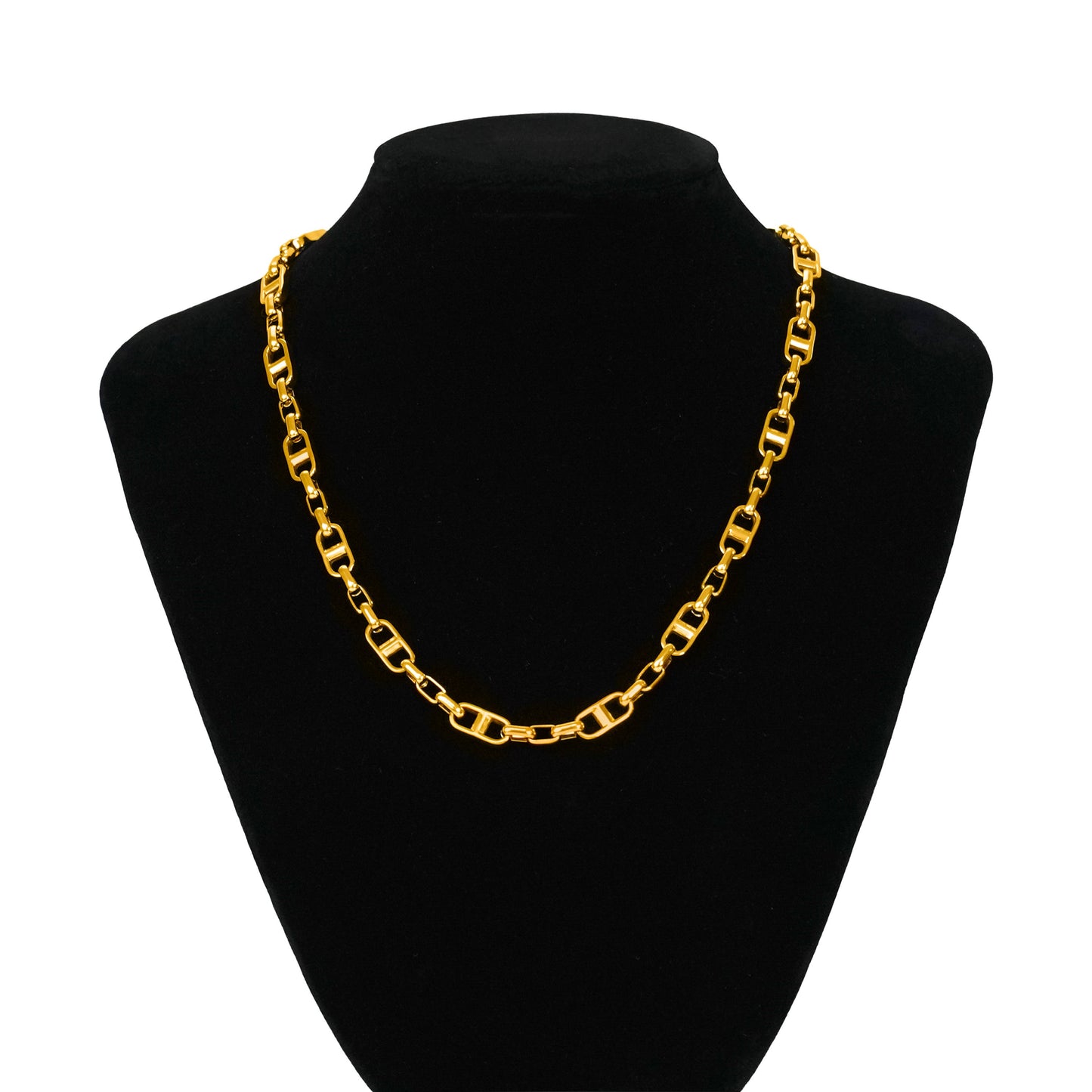Round anker chain necklace(cne0067g)