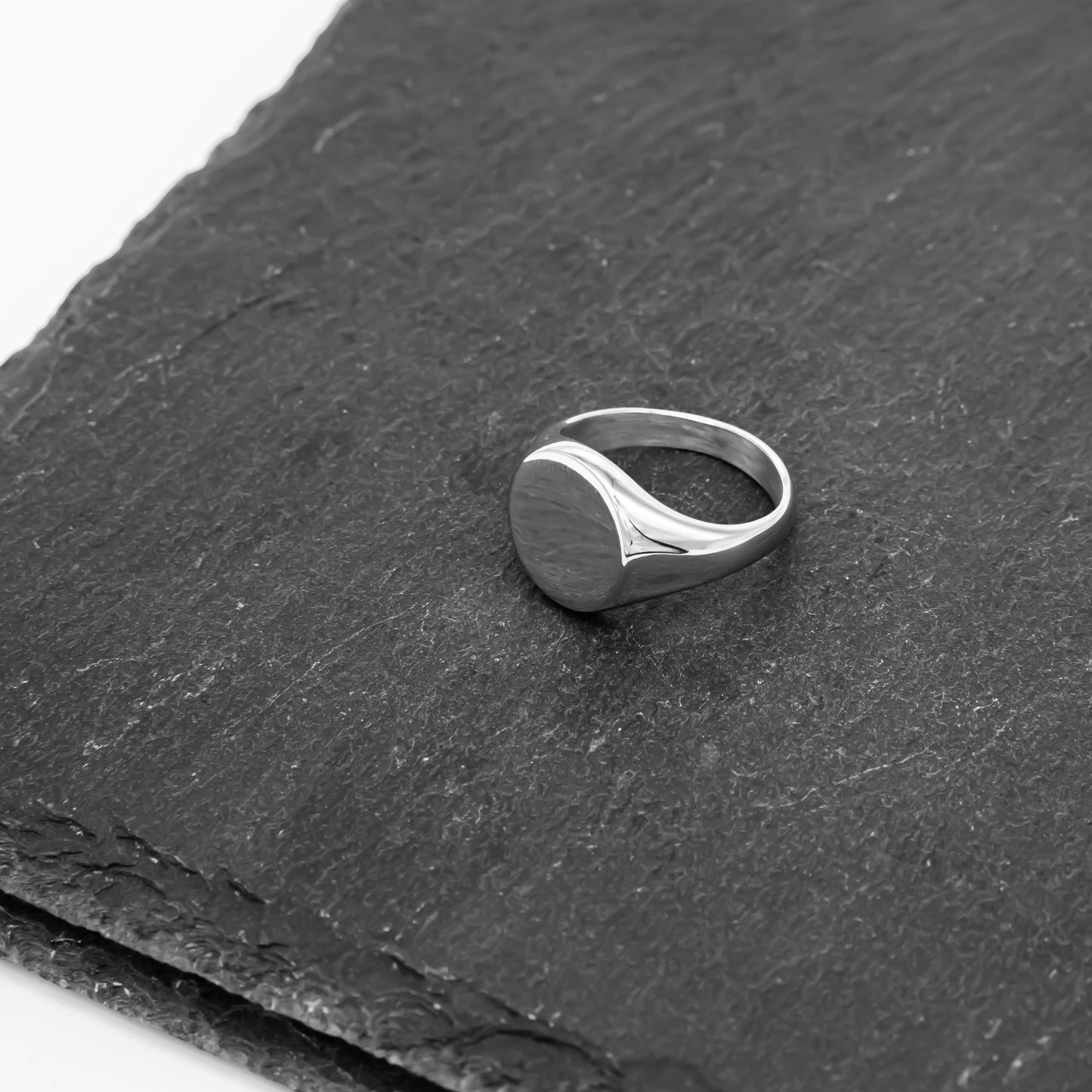 Circle signet ring(cri0011s)