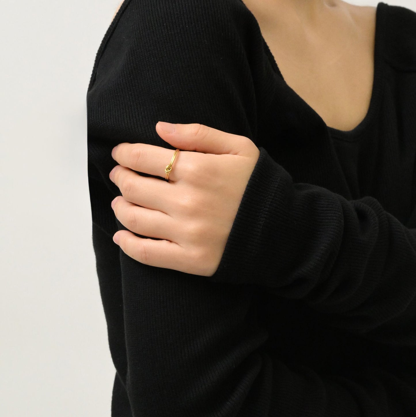 Double knot round ring(rri0064g)