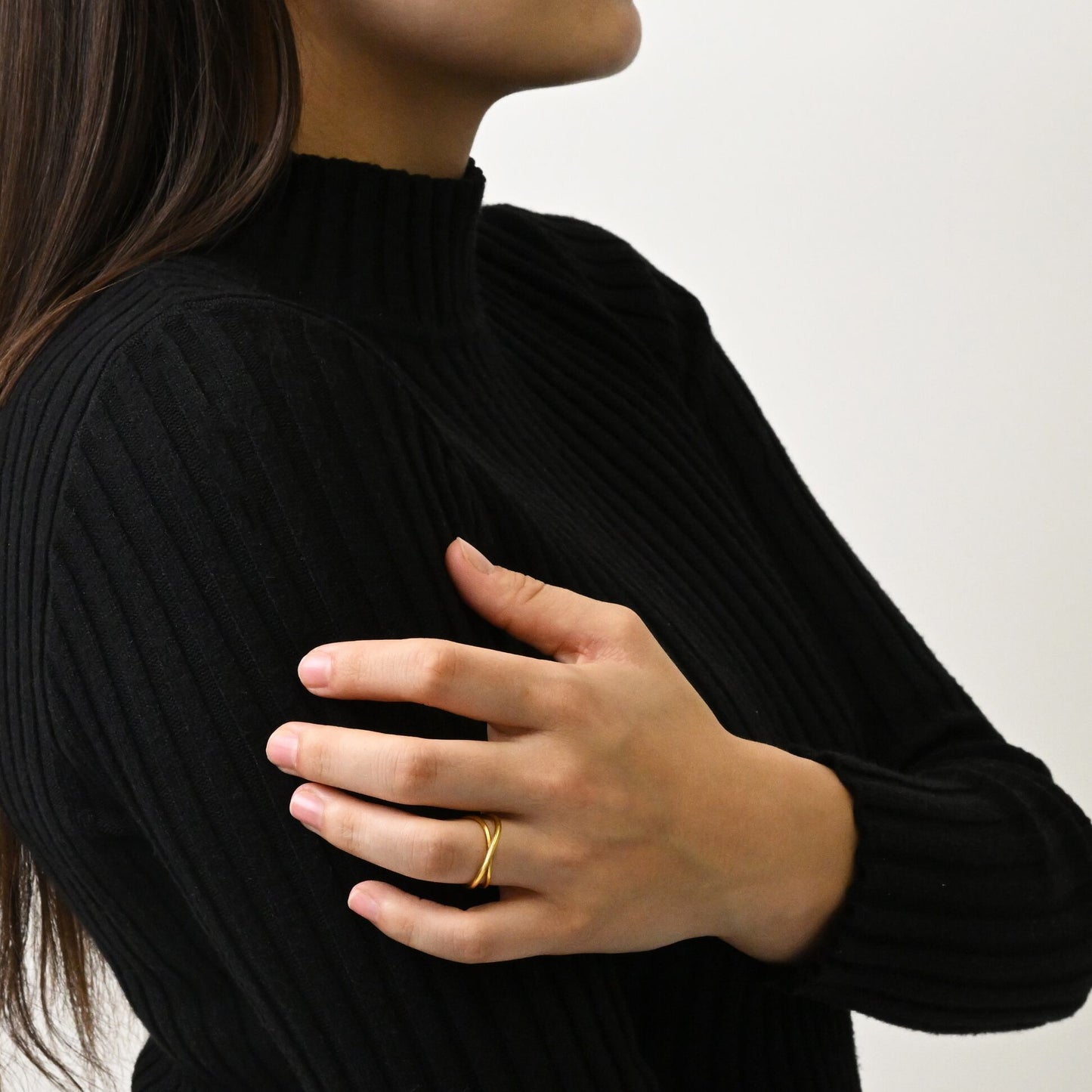 Double wave ring(rri0086g)