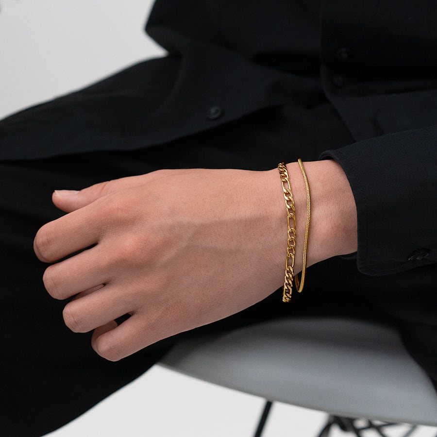 Round snake chain bracelet(cbr0028g)