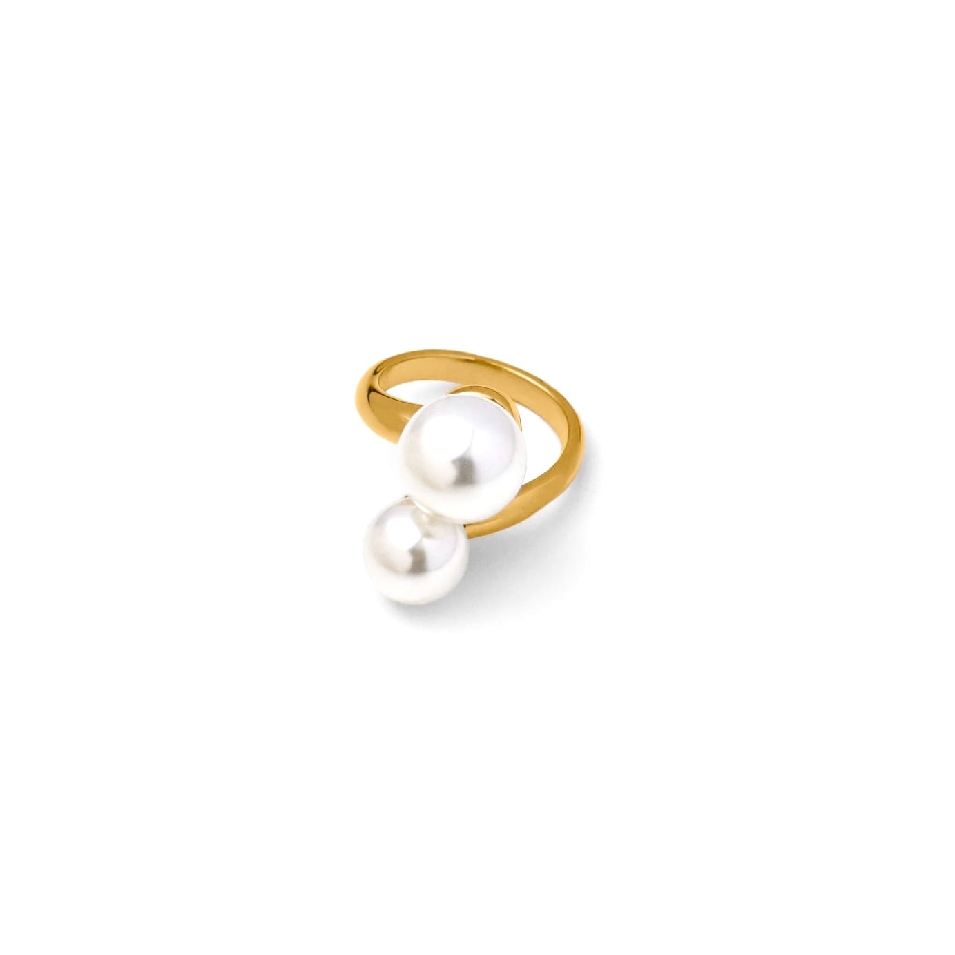 Double pearl ring(rri0016g)