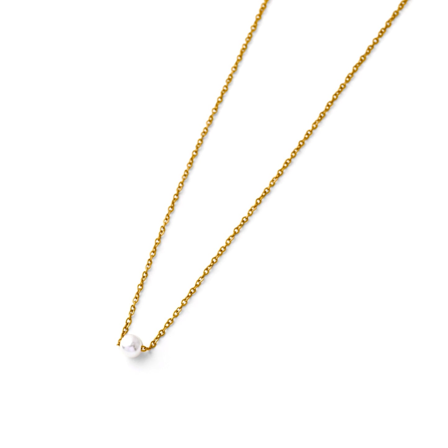 Single pearl necklace(rne0064g)