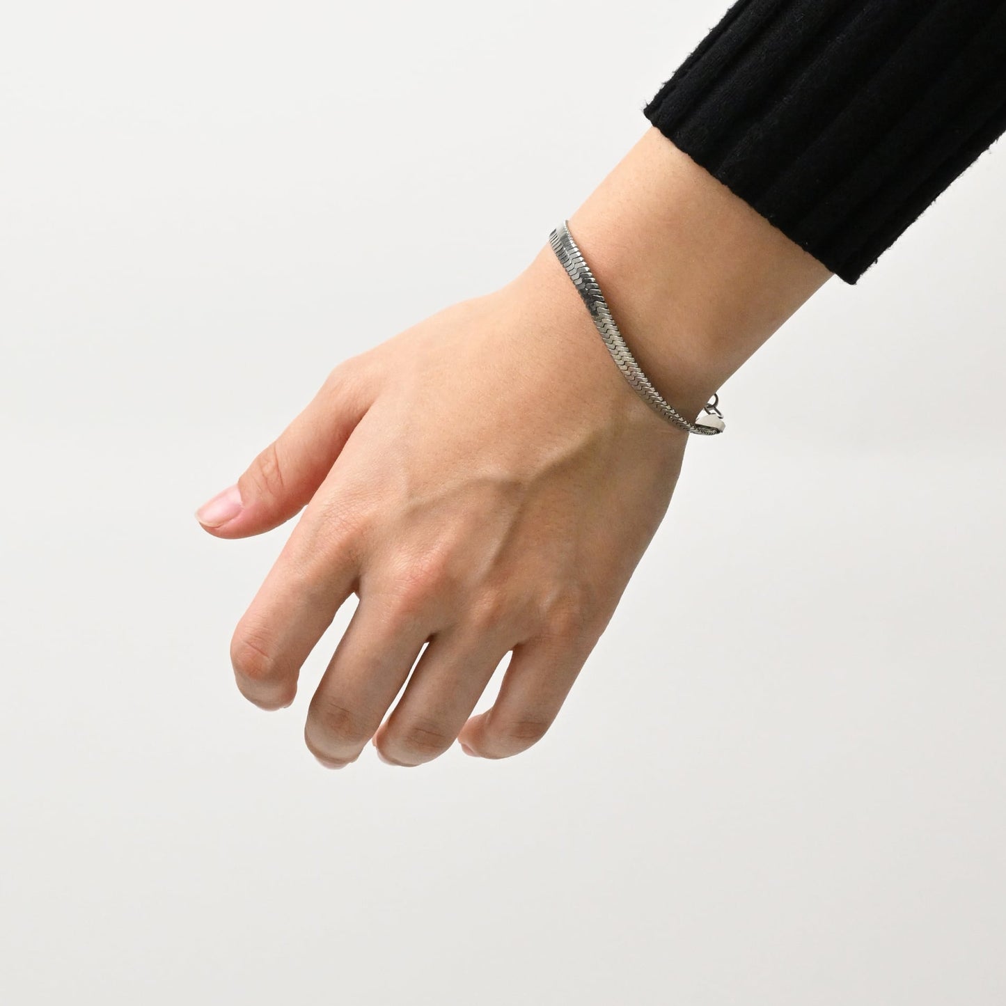 Flat snake chain bracelet(rbr0010s)