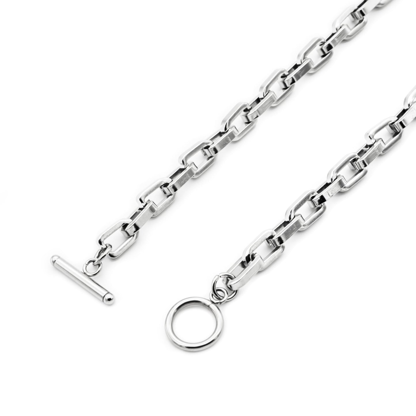 Square chain necklace(cne0049s)
