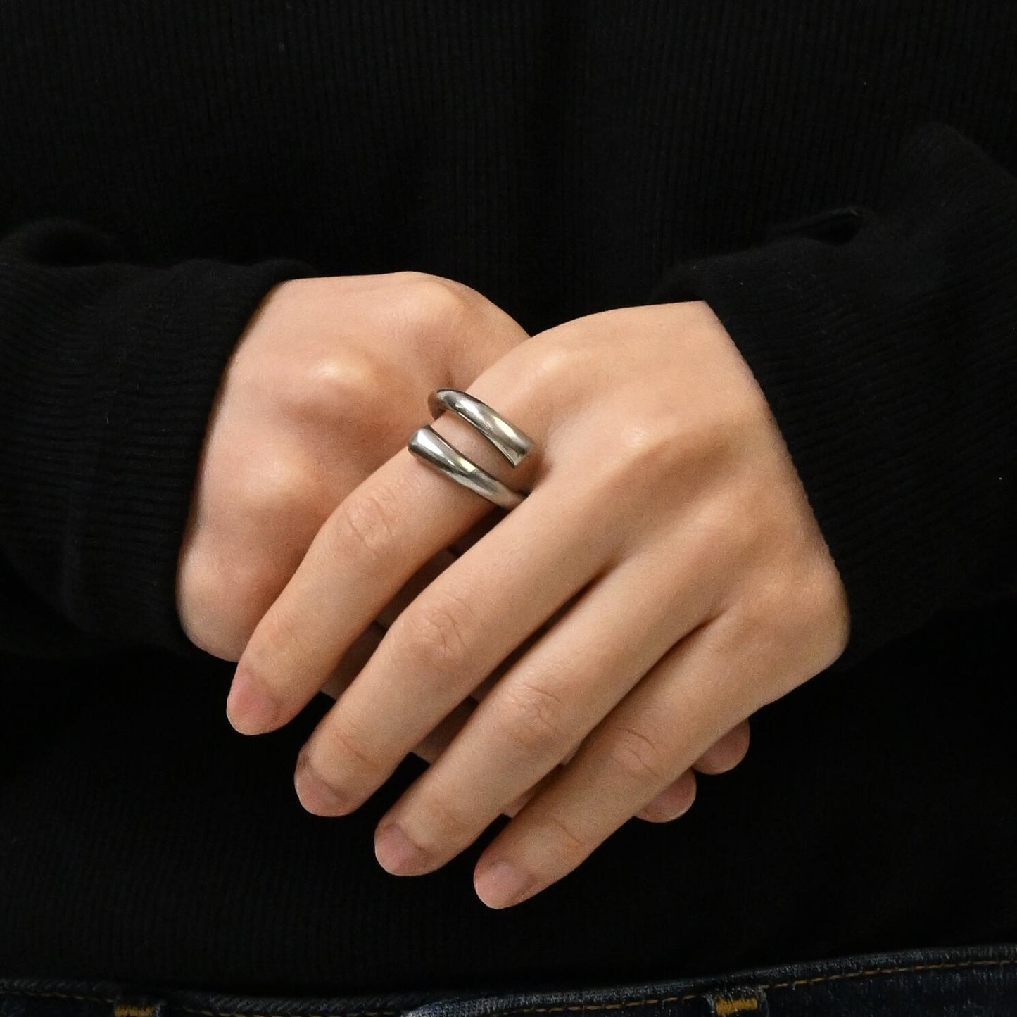 Big narrow open ring(cri0107s)