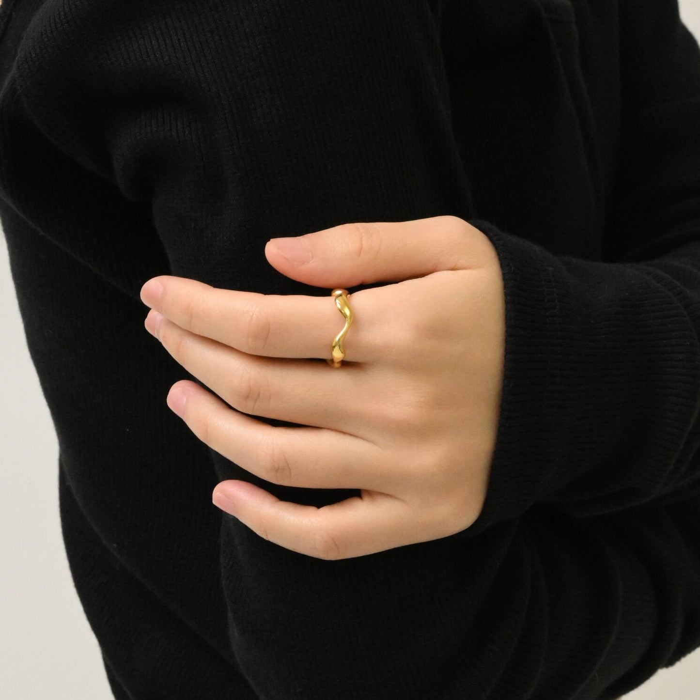 Wave open ring(rri0066g)