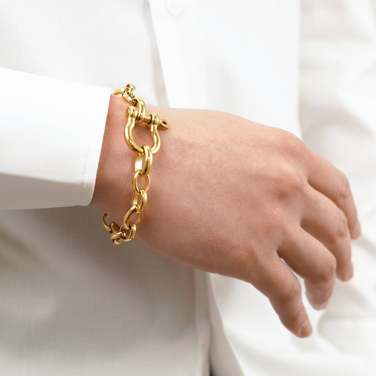 U lock chain bracelet(cbr0034g)