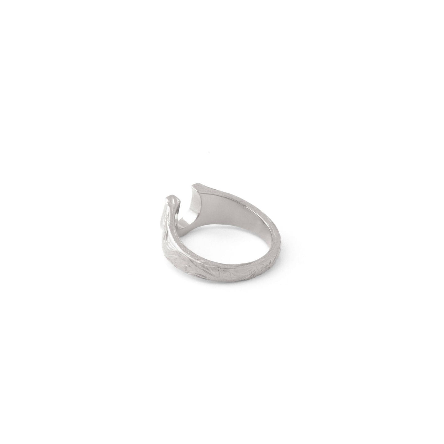 Hawaiian plumeria horseshoe ring(Hri0010s)