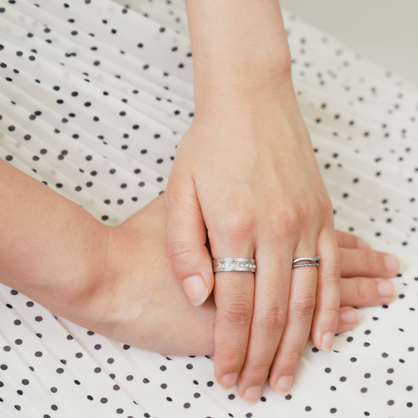 Cz half eternity ring (rri0113s)