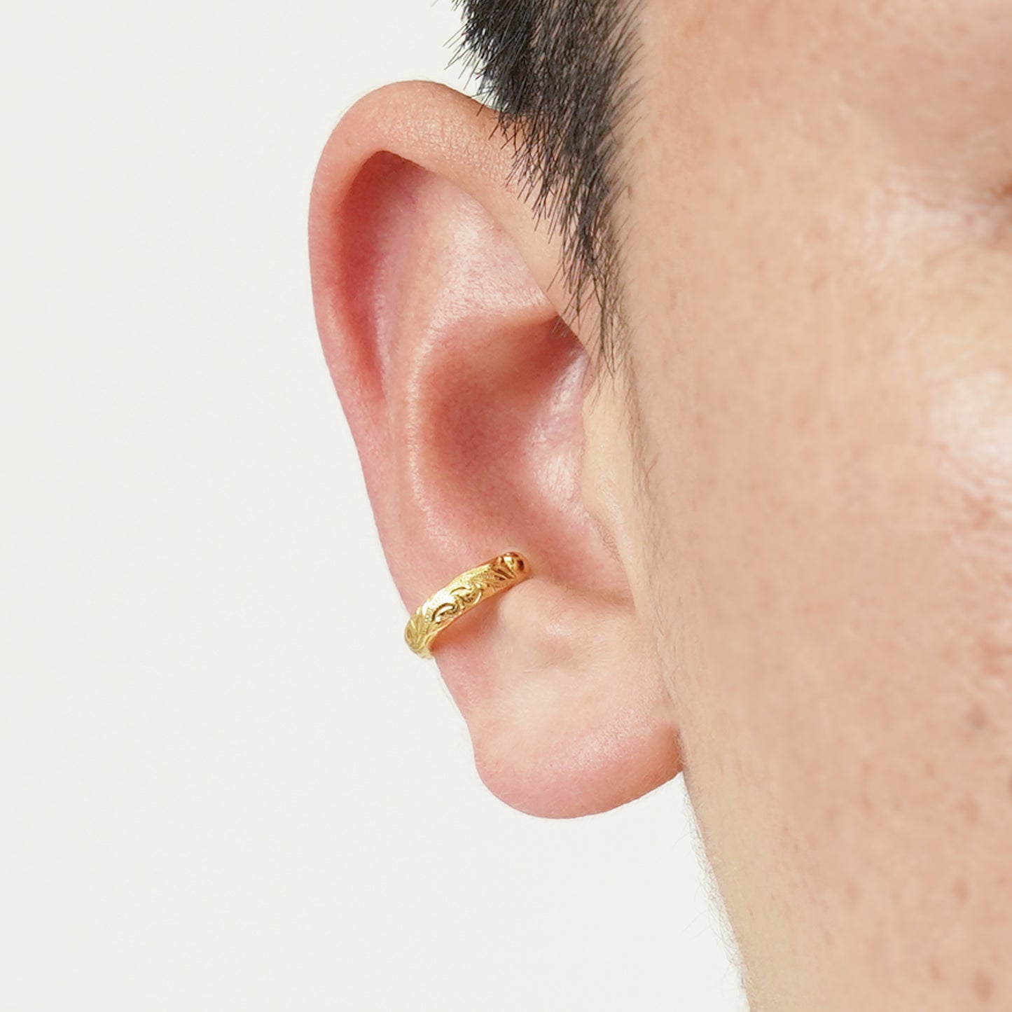 Hawaiian plumeria earcuff (Hea0003g)