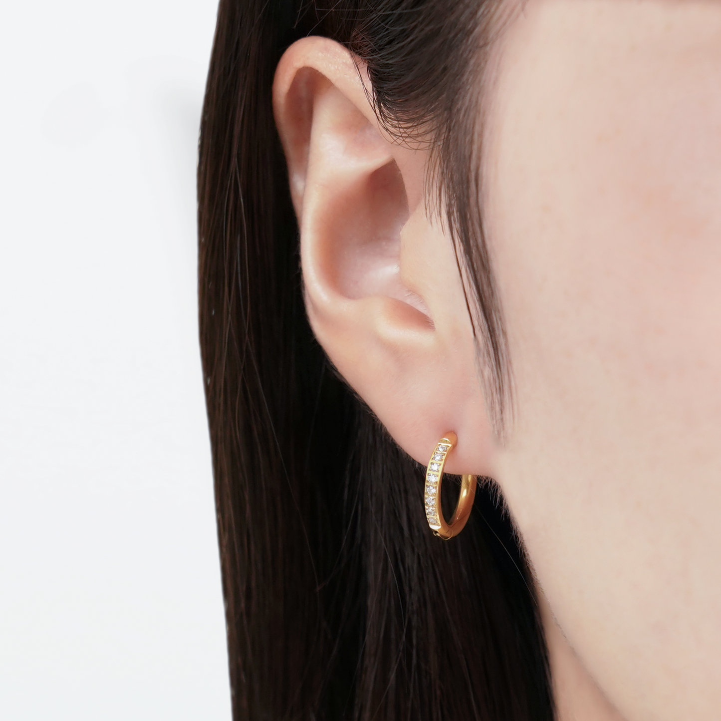 Cz small hoop pierce(rpi0058g)