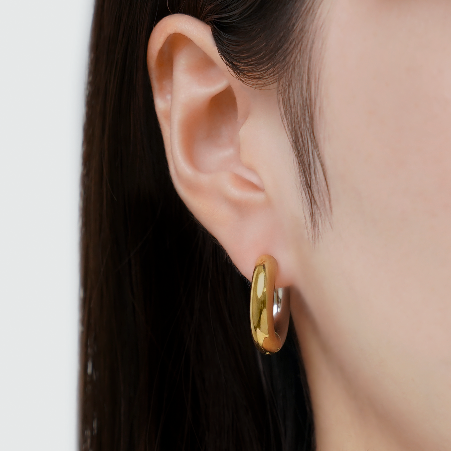 Big hoop bicolor pierce(rpi0034b)