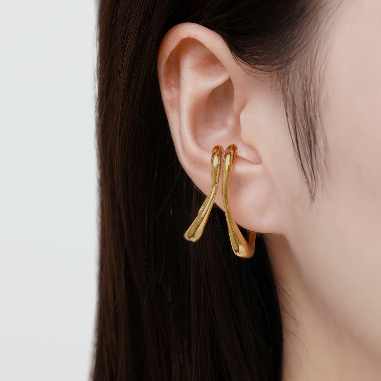 Double line earcuff (rea0012g)