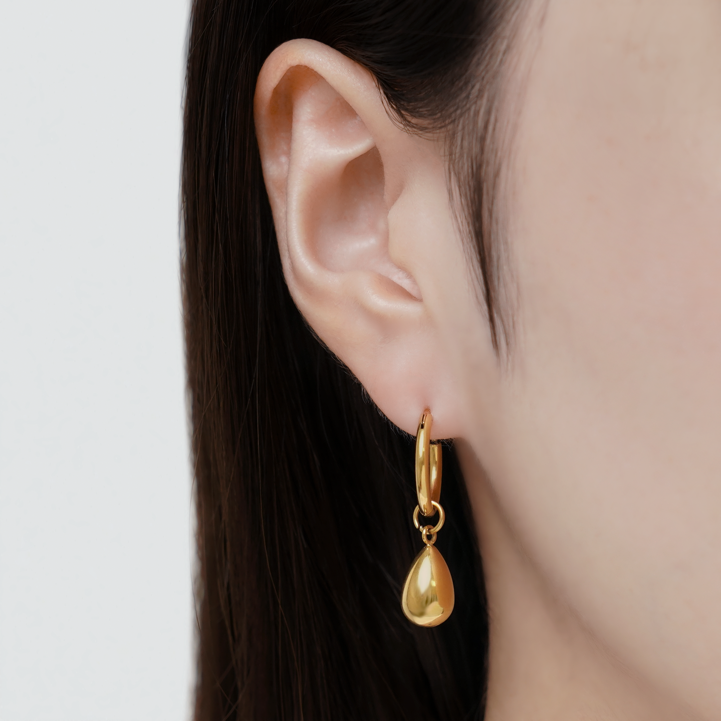 Drop small hoop pierce(rpi0038g)