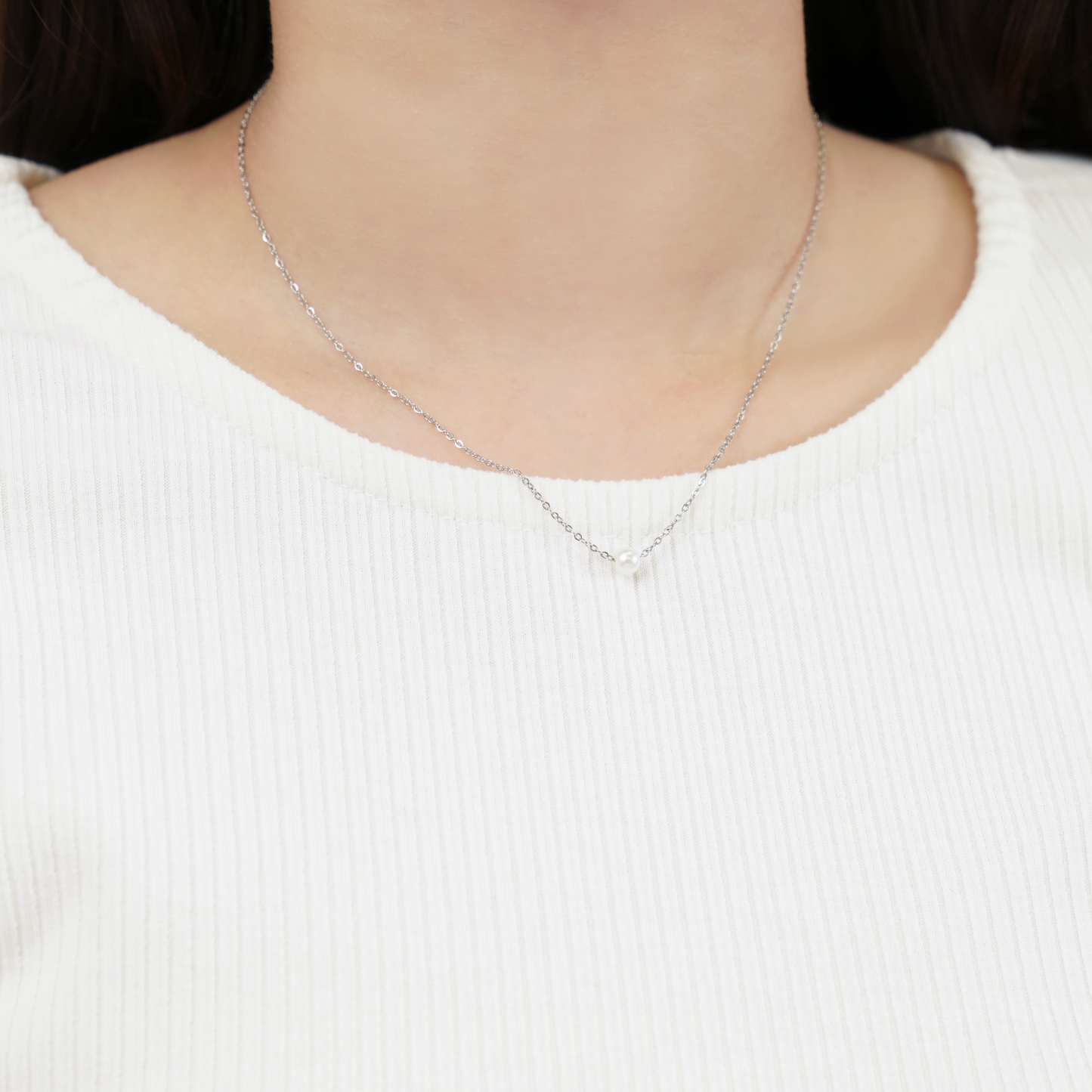 Single pearl necklace(rne0065s)