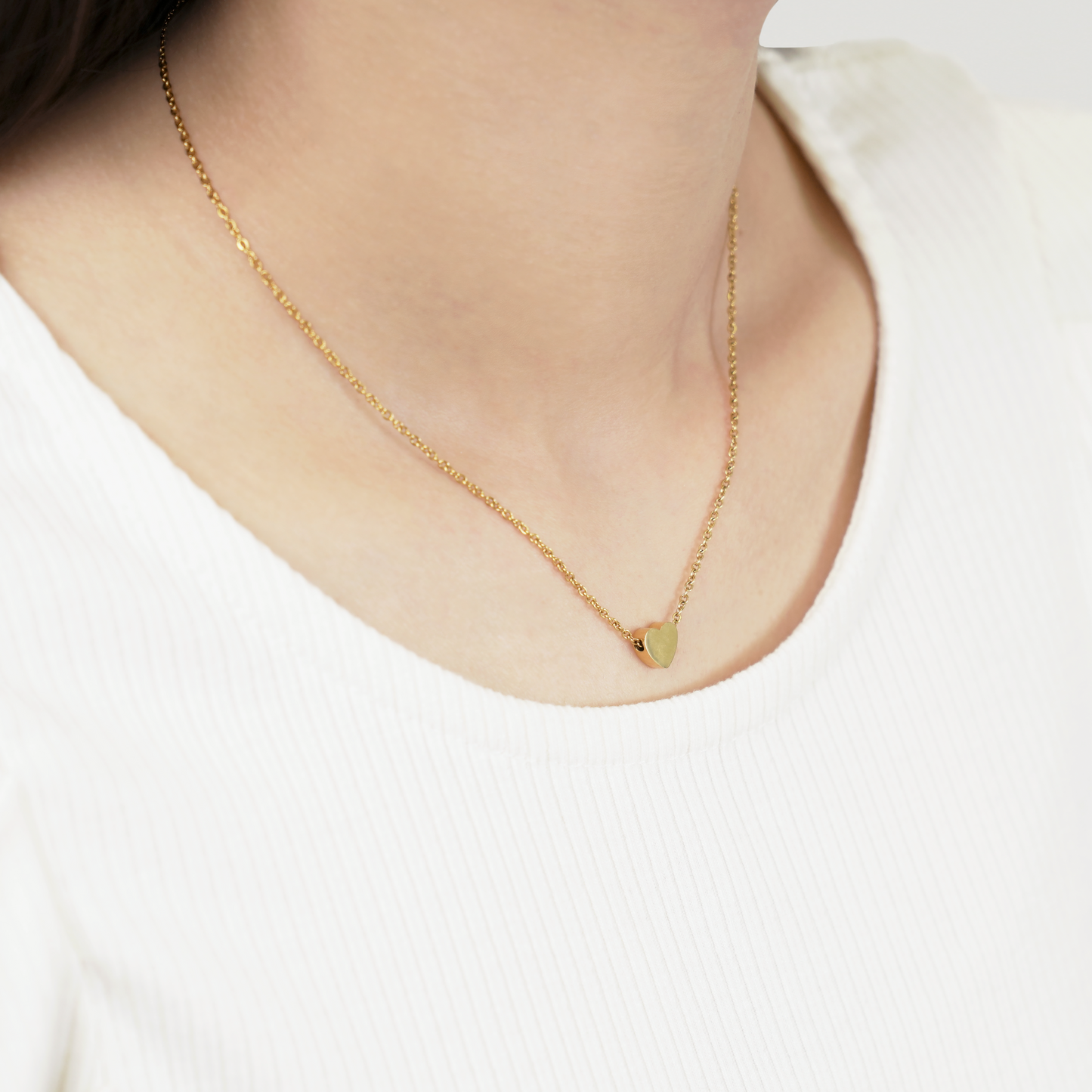 Tiny heart necklace(rne0058g)