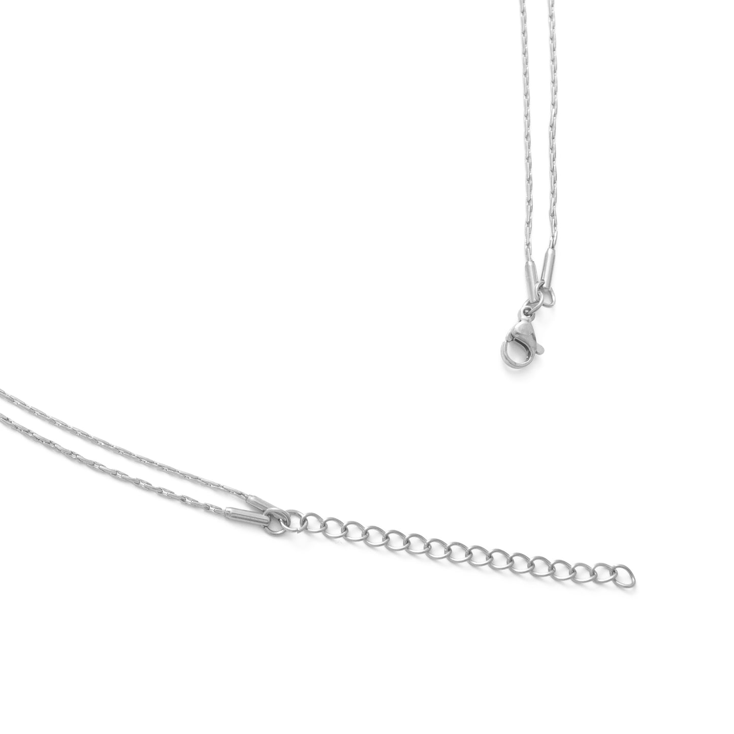Double chain necklace (rne0110s)