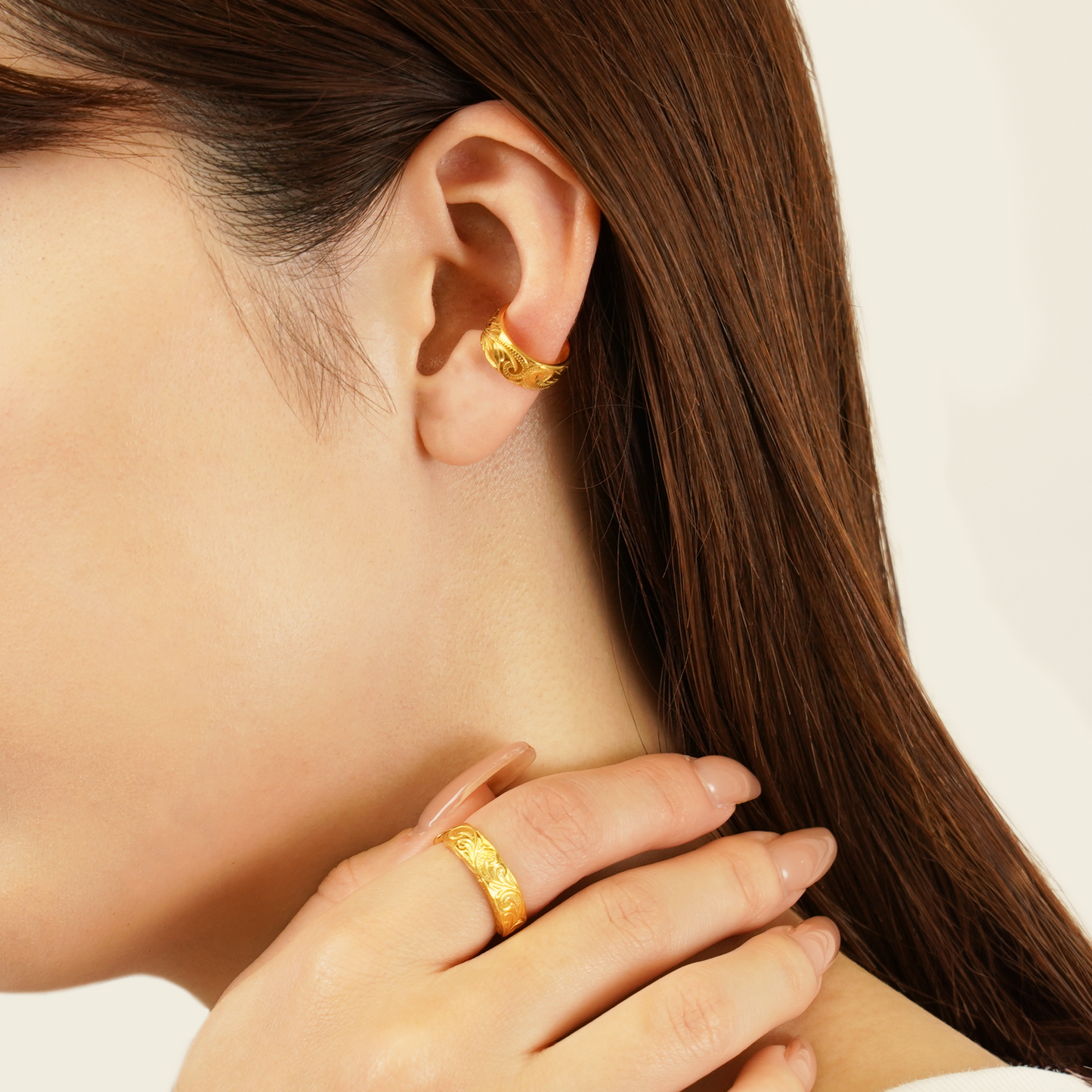 Hawaiian scroll earcuff (Hea0001g)