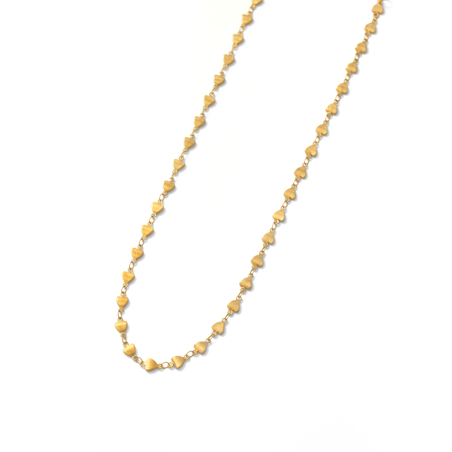 Heart chain necklace(rne0100g)