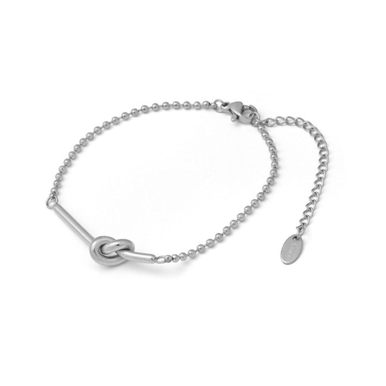 Knot ball chain bracelet(rbrT036s)
