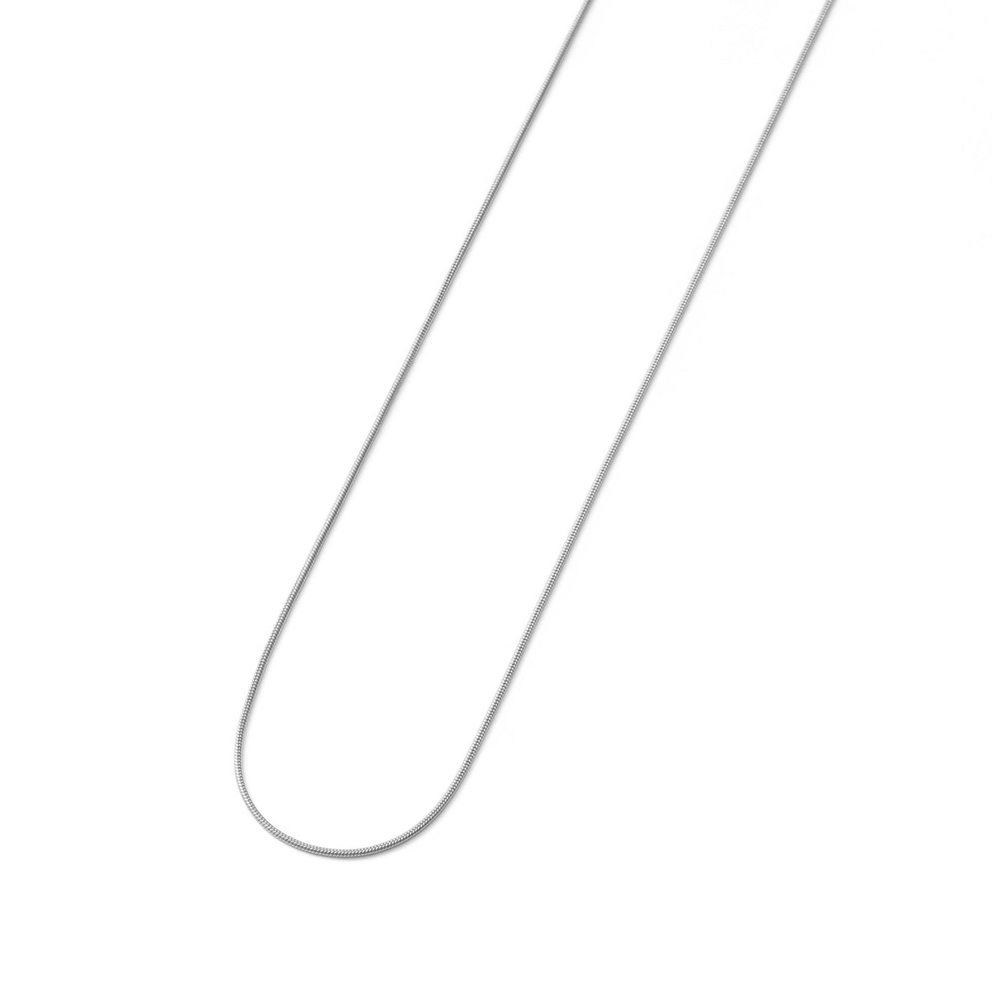 Round snake slim chain necklace(cne0060s)