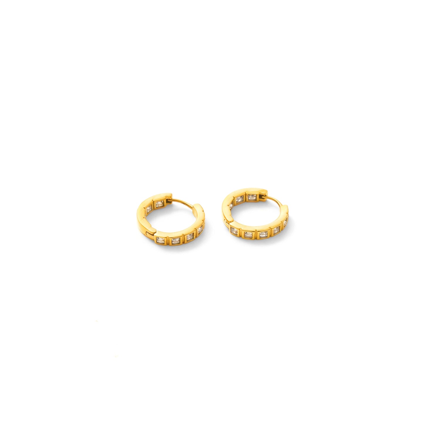 Square cut zirconia pierce(rpi0056g)