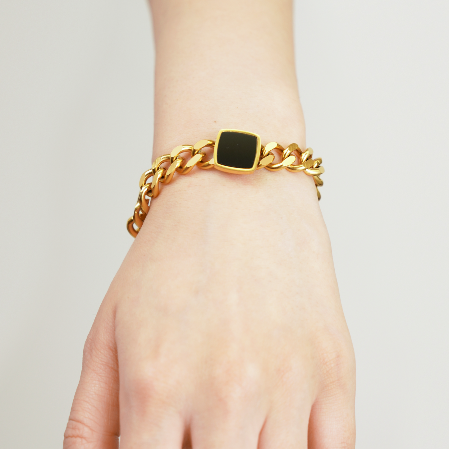 Square charm bracelet(rbr0037g)