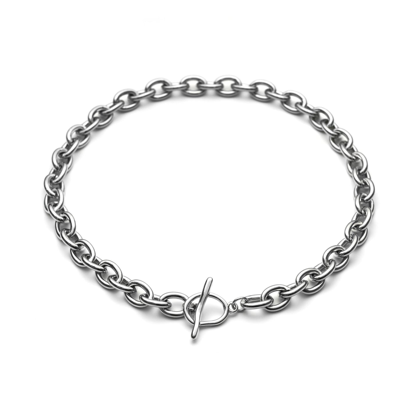 Unique cable chain necklace(cne0098s)