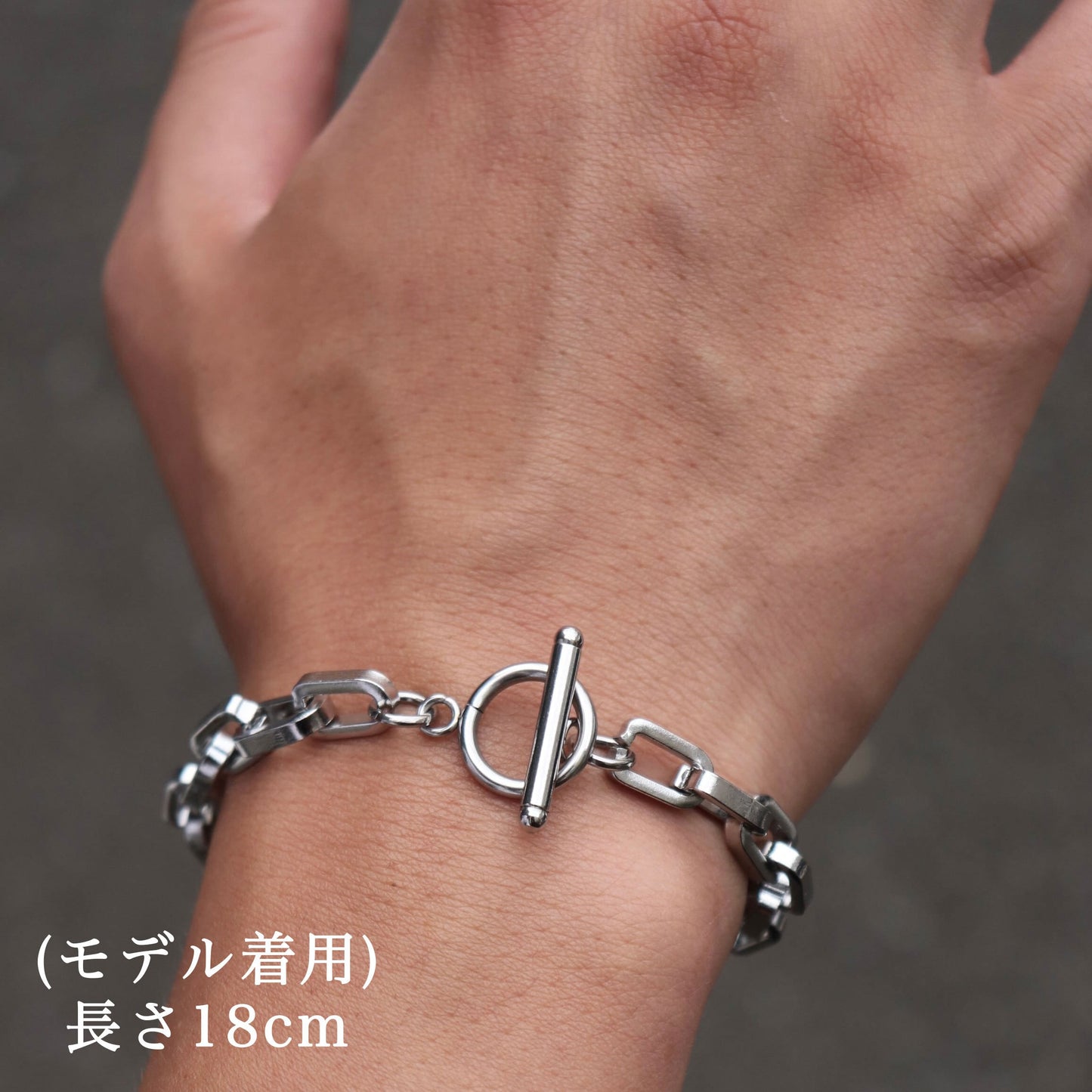 Square chain bracelet(cbr0013s)