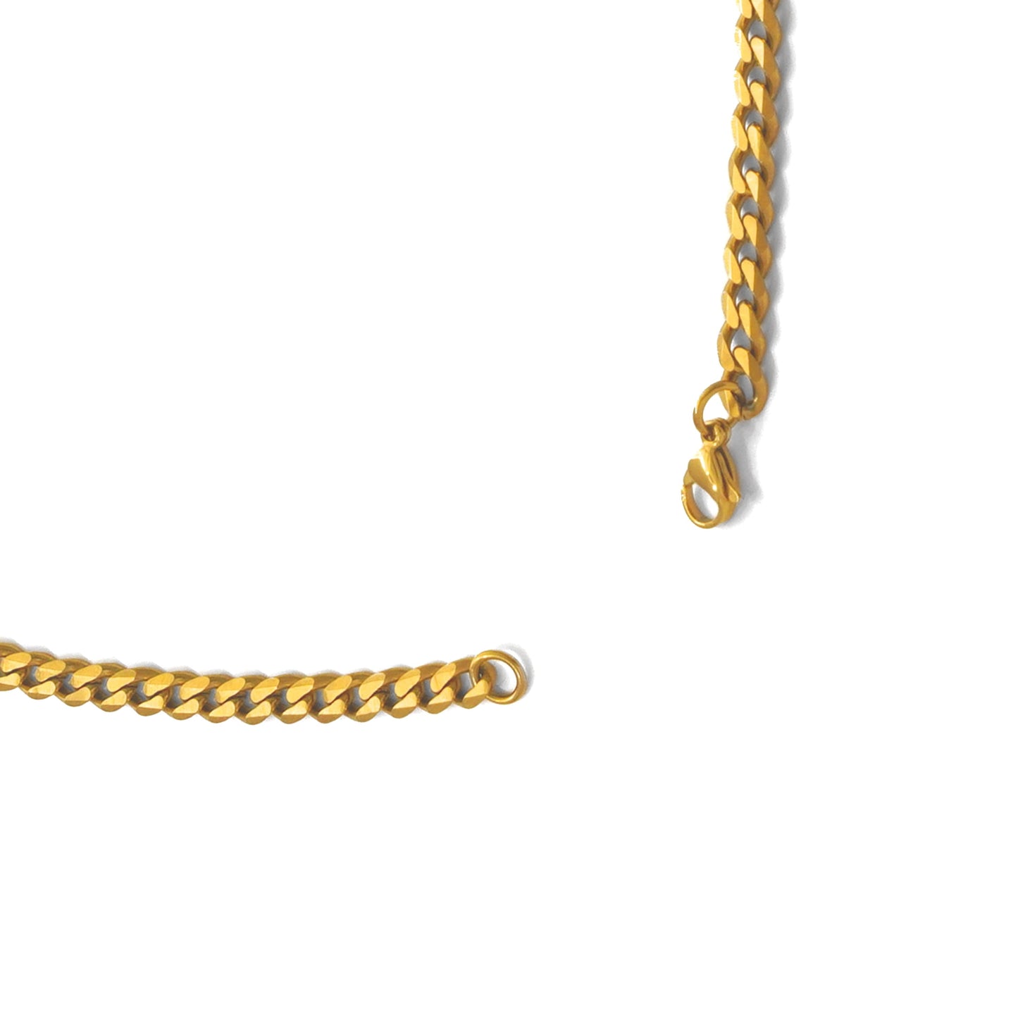Flat link chain necklace(cne0020g)