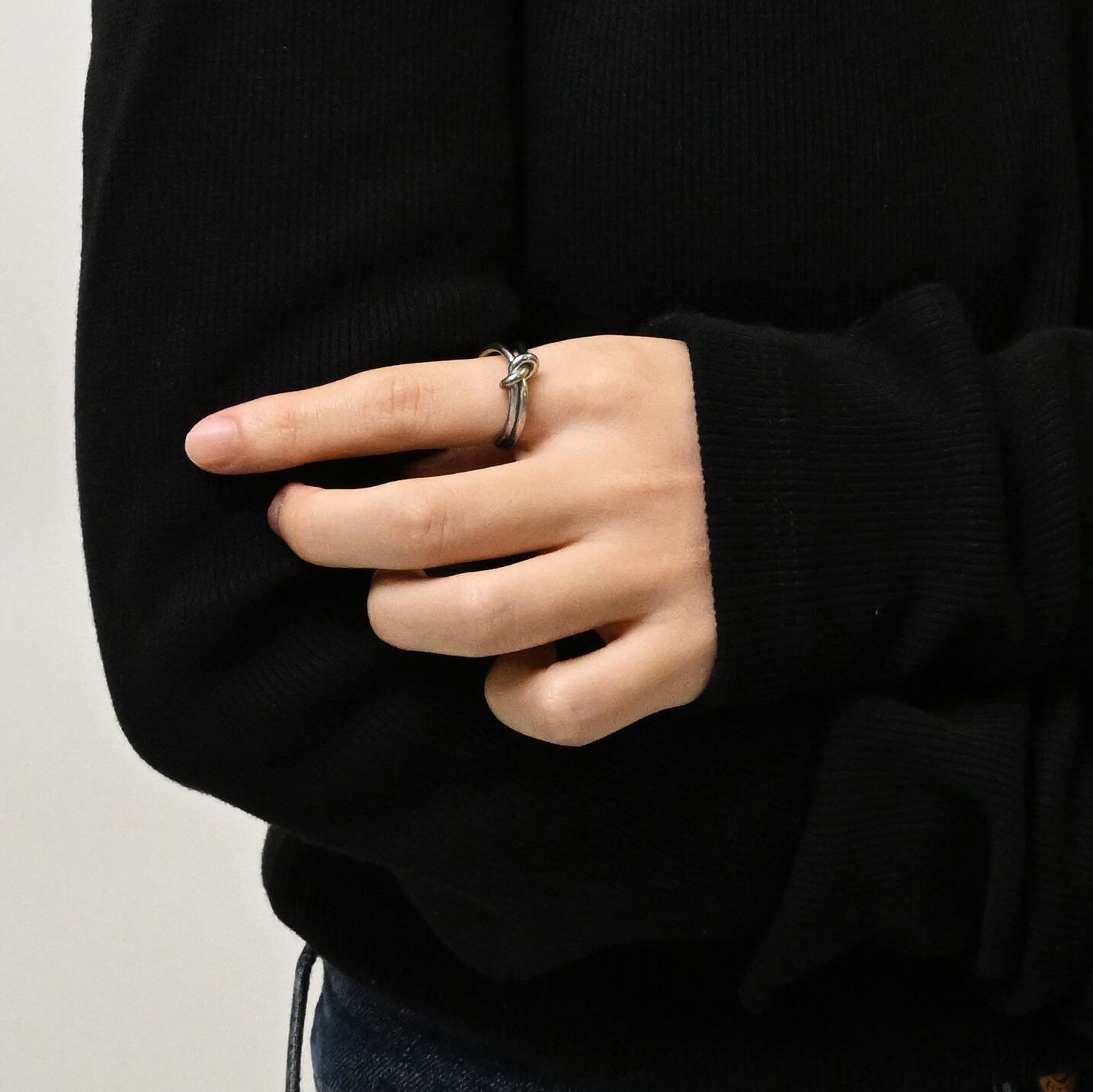 Twist knot ring(rri0092s)