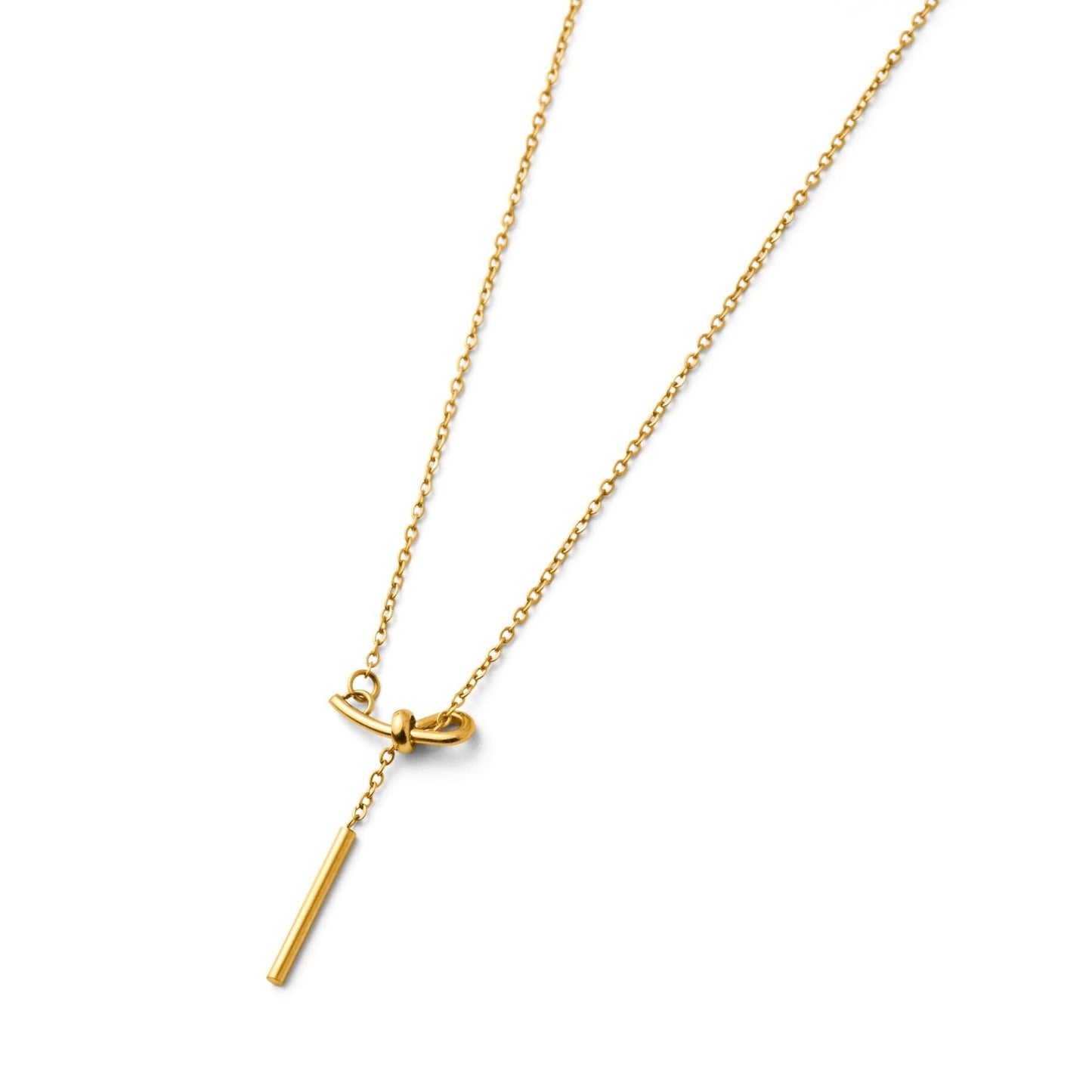 Thin stick long necklace(rne0082g)