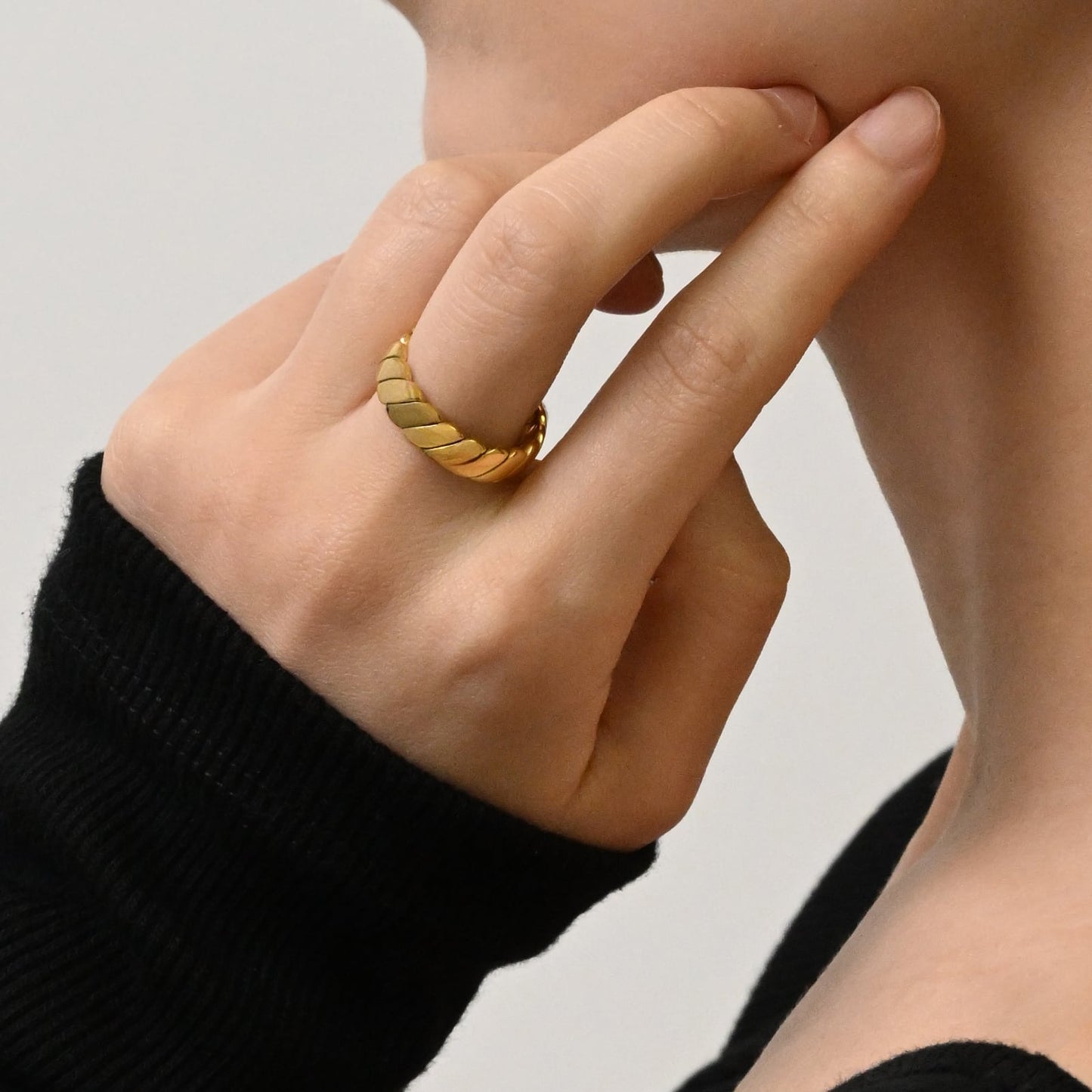 Weave open ring(rri0085g)