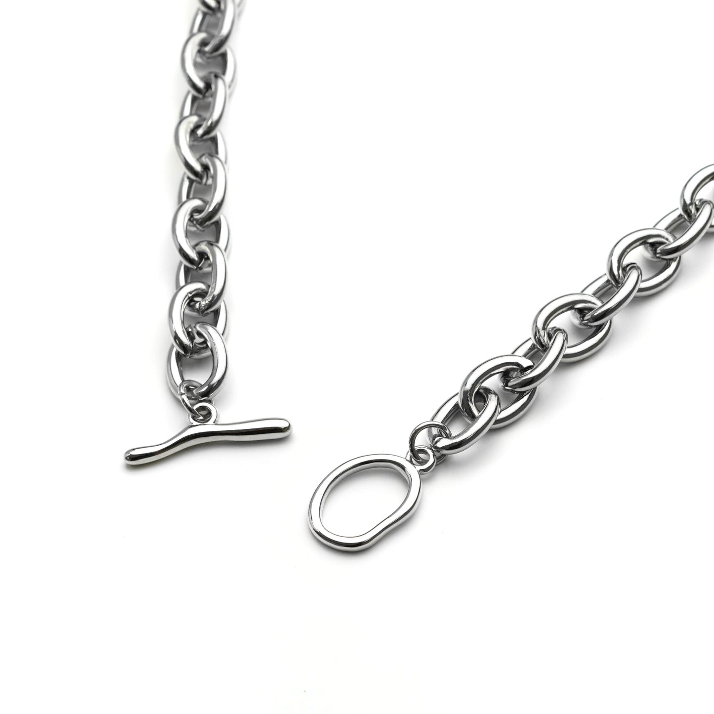 Unique cable chain necklace(cne0098s)