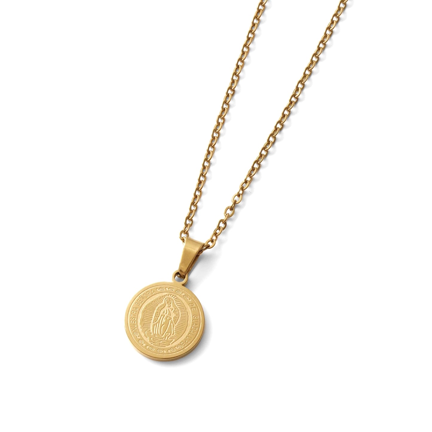 Maria coin necklace(cne0036g)