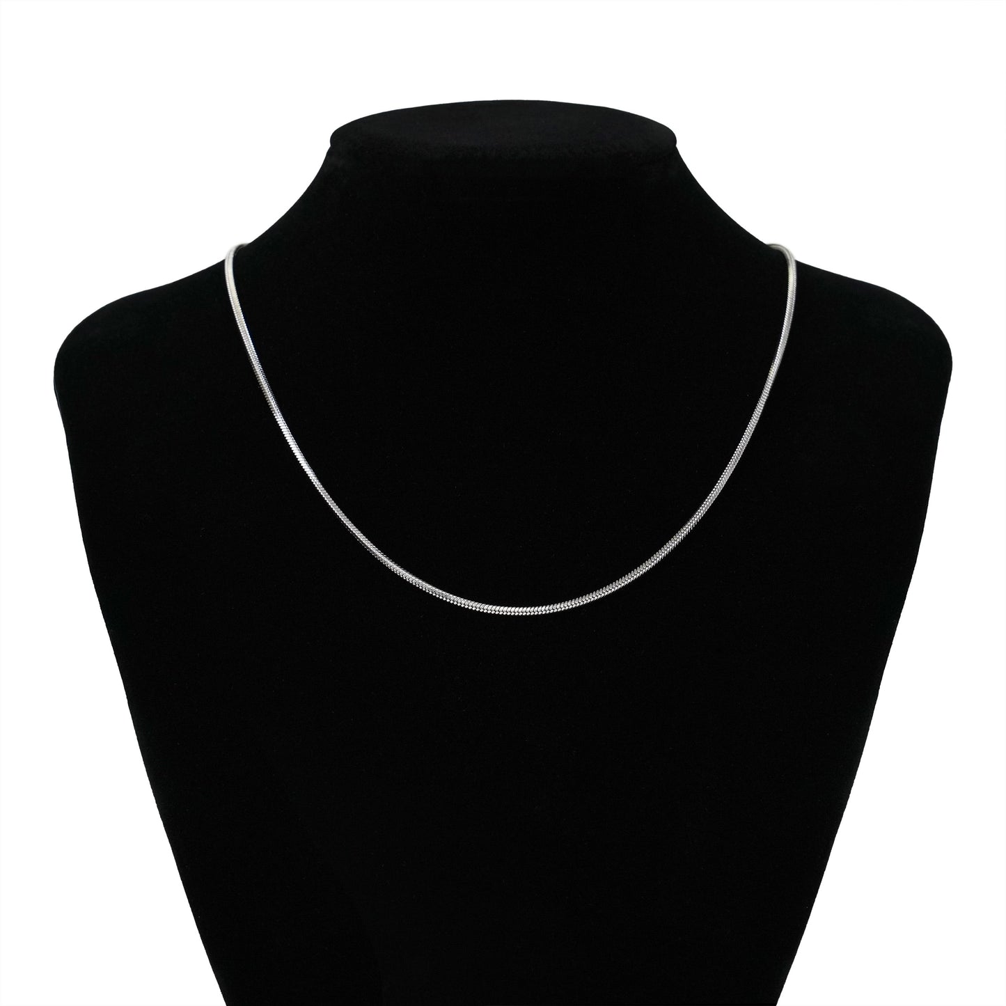 Round snake chain necklace(cne0086s)