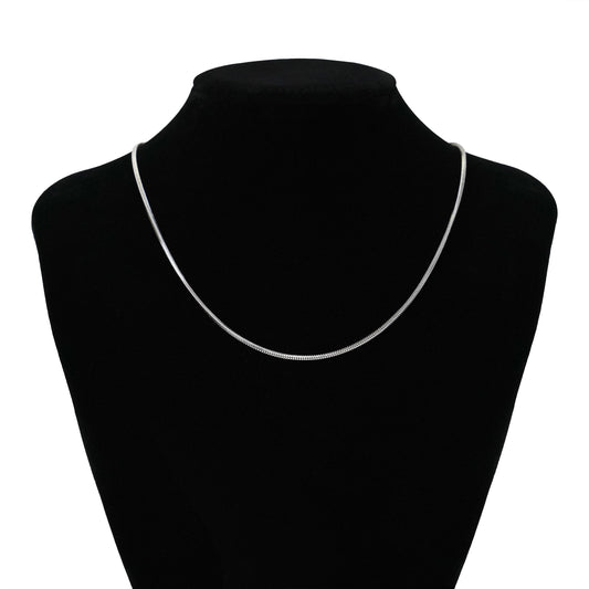 Round snake chain necklace(cne0086s)