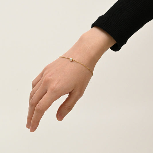 Single pearl bracelet(rbr0025g)