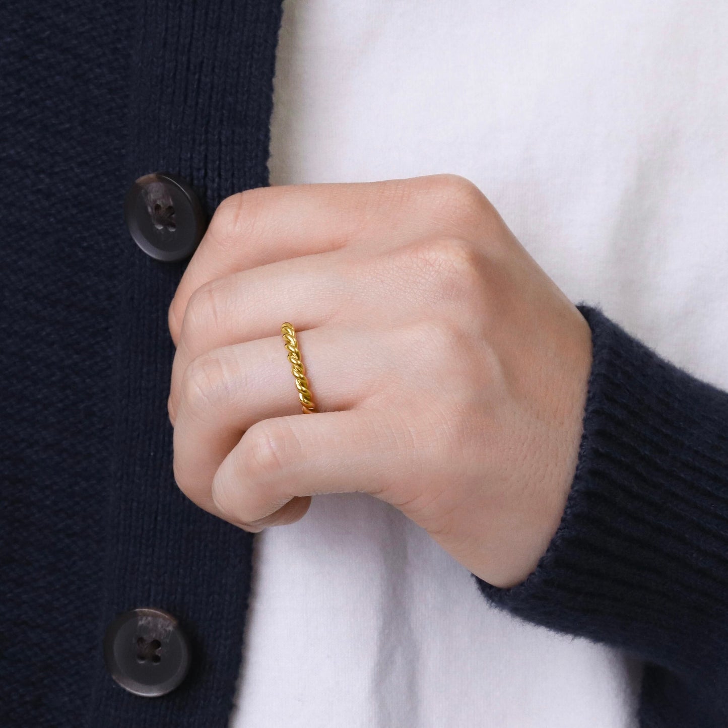 Round rope chain ring(cri0095g)
