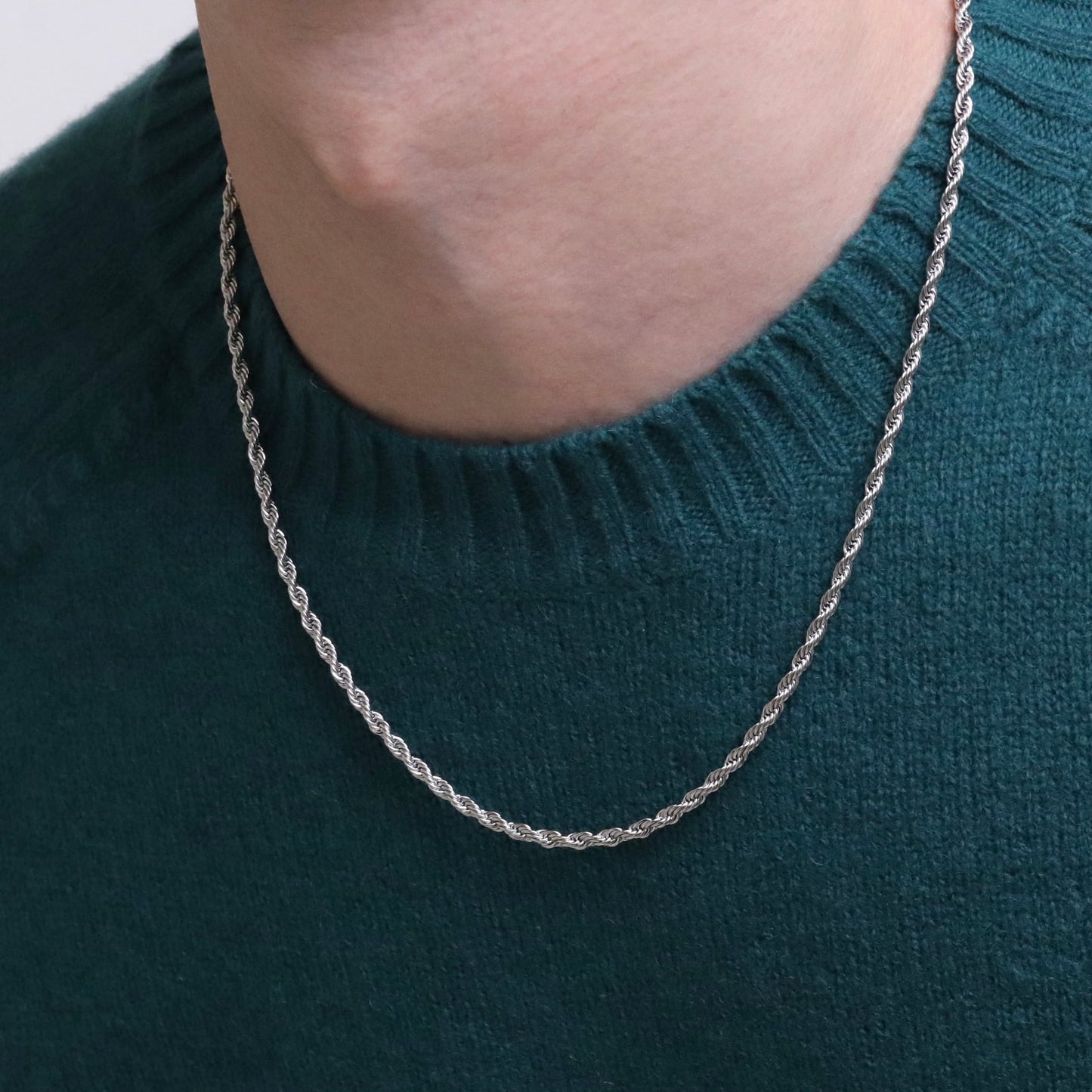 Rope chain necklace(cne0064s)