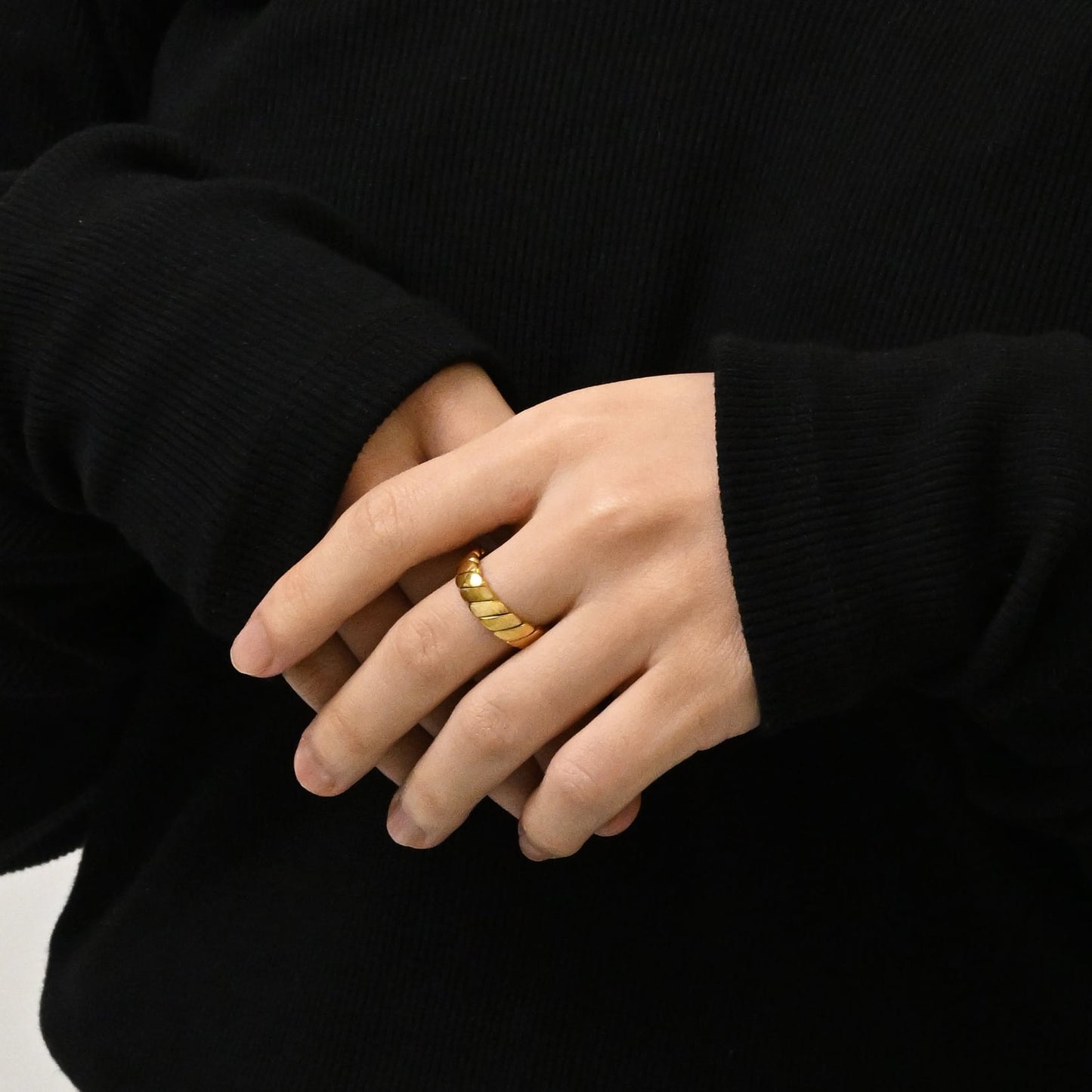 Weave open ring(rri0085g)