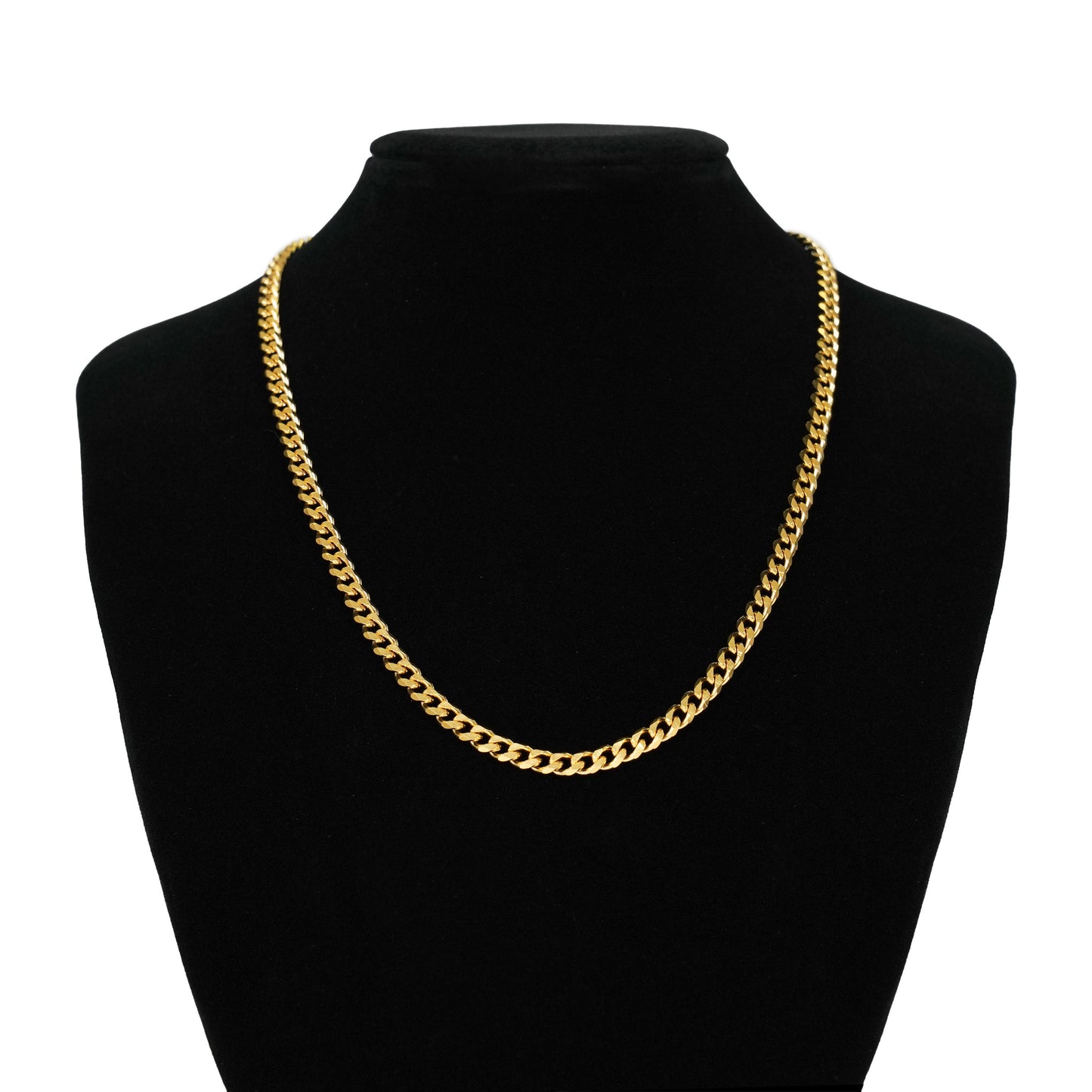 Flat link chain necklace(cne0020g)