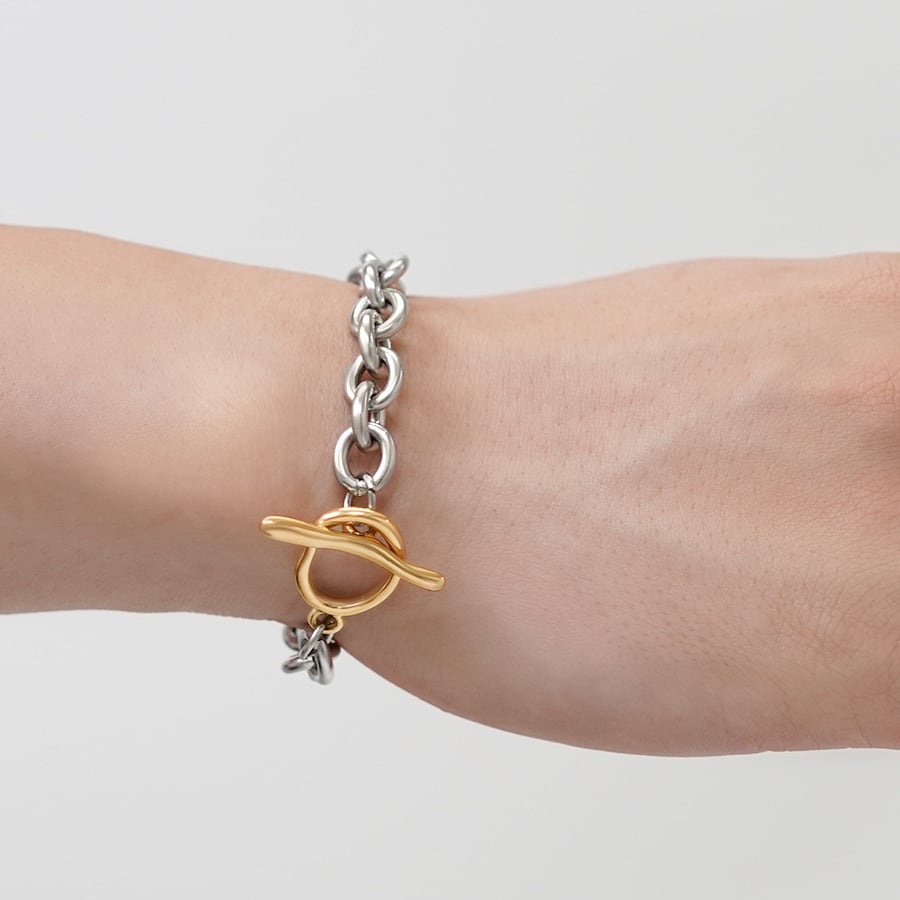 Unique cable chain bracelet(cbr0033b)