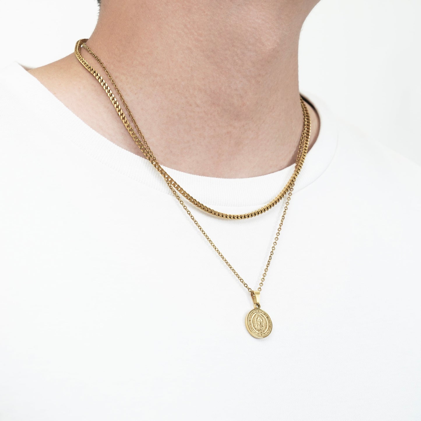 Maria coin necklace(cne0036g)