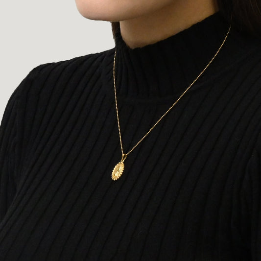 Queen ball necklace(rne0095g)